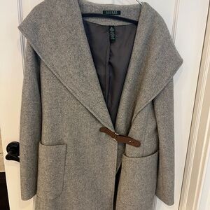 Ralph Lauren Gray Women's Cape Coat